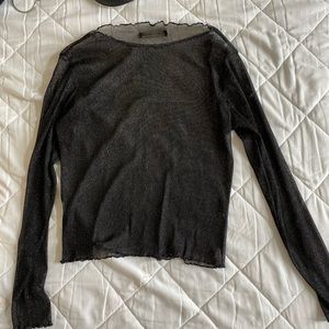 Long sleeve mesh